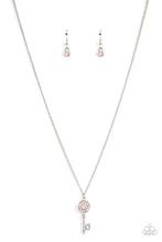 Load image into Gallery viewer, Prized Key Player Pink Necklace - Paparazzi
