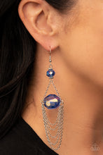 Load image into Gallery viewer, Ethereally Extravagant Blue Earrings - Paparazzi
