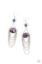 Load image into Gallery viewer, Ethereally Extravagant Purple Earrings - Paparazzi
