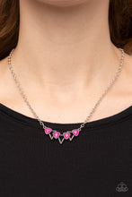 Load image into Gallery viewer, Pyramid Prowl Pink Necklace - Paparazzi
