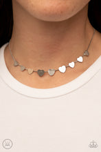 Load image into Gallery viewer, Dainty Desire Silver Choker - Paparazzi
