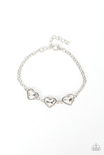 Load image into Gallery viewer, Little Heartbreaker White Bracelet - Paparazzi
