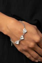 Load image into Gallery viewer, Little Heartbreaker White Bracelet - Paparazzi
