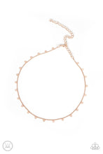 Load image into Gallery viewer, Cupids Cutest Valentine Rose Gold Choker - Paparazzi
