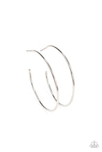 Load image into Gallery viewer, Can I Get a HOOP HOOP Silver Hoop Earrings - Paparazzi
