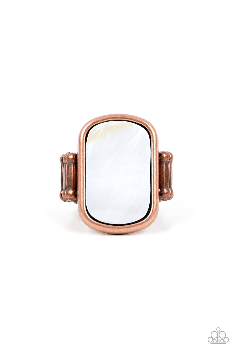 Tidal Tranquility Copper Ring - Paparazzi